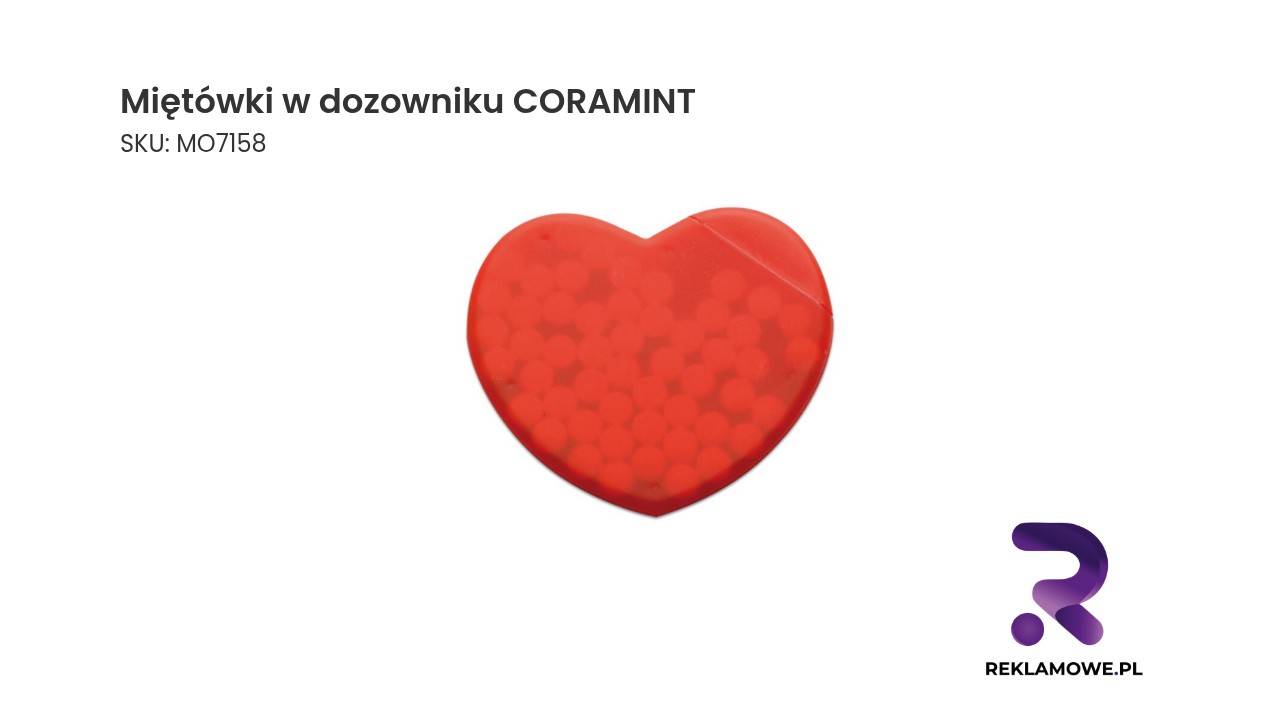 Miętówki w praktycznym dozowniku marki CORAMINT