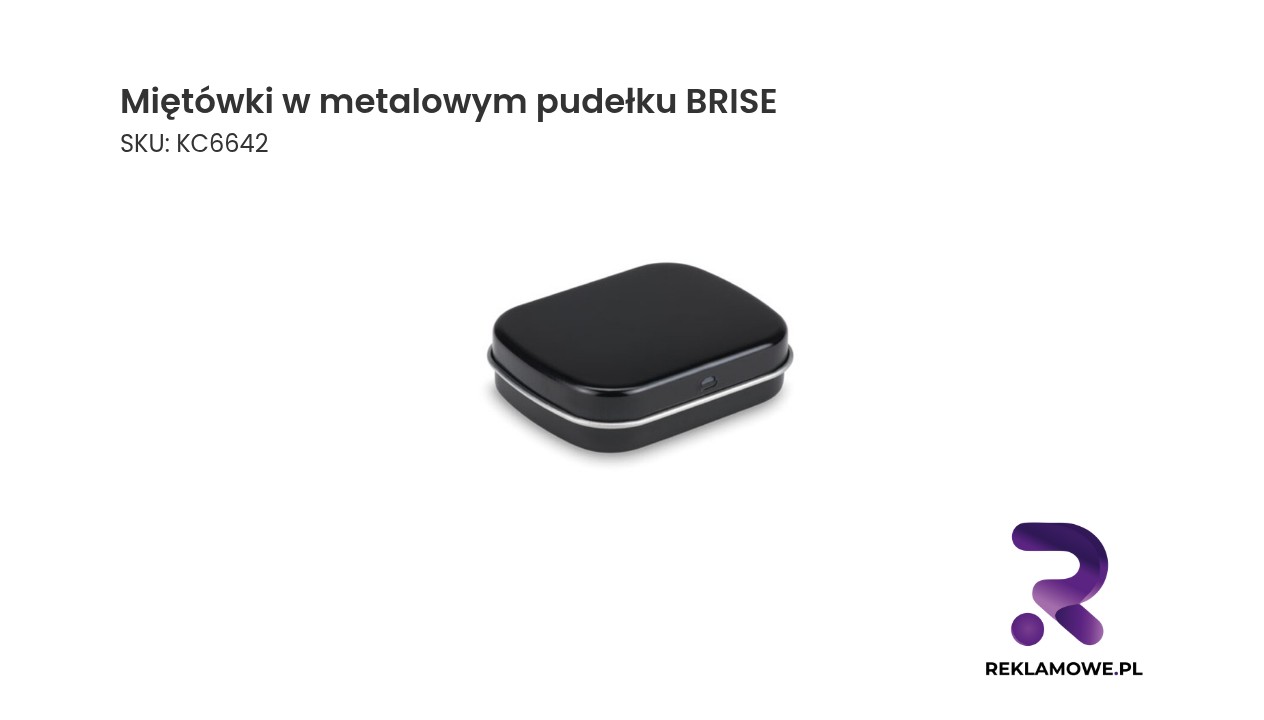 Miętówki w metalowym pudełku marki Brise