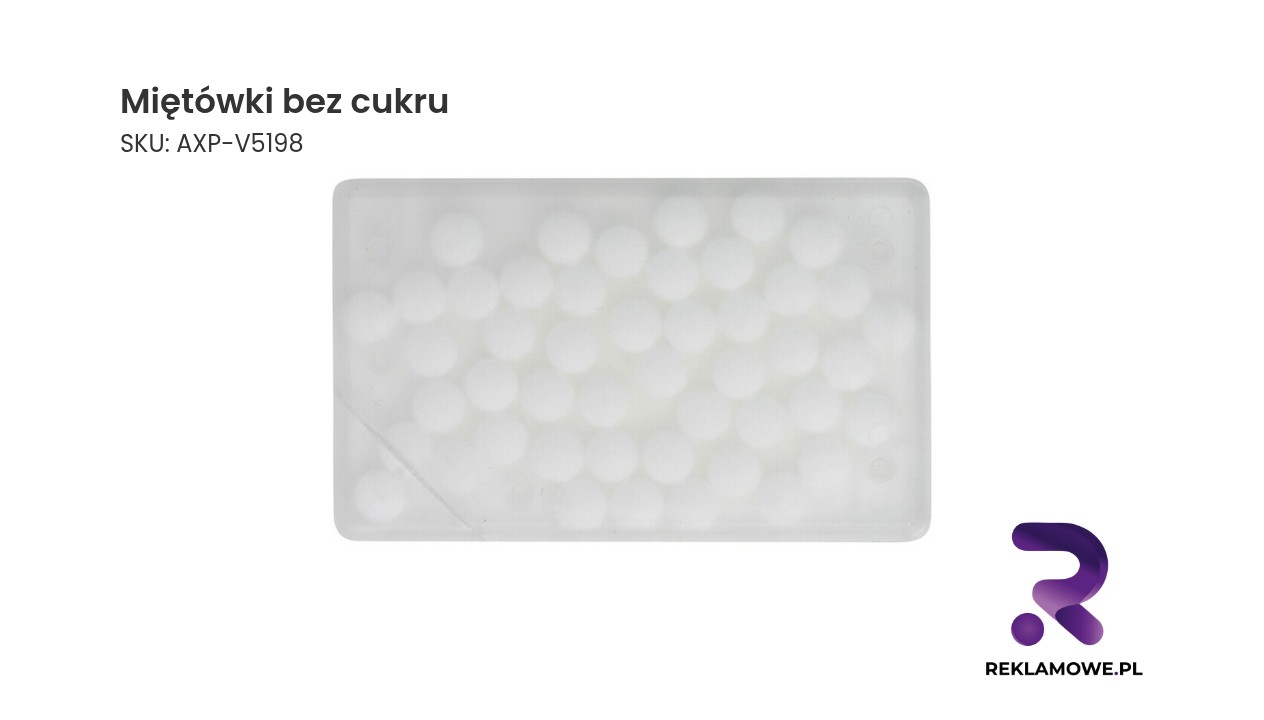 Miętówki bez cukru w opakowaniu
