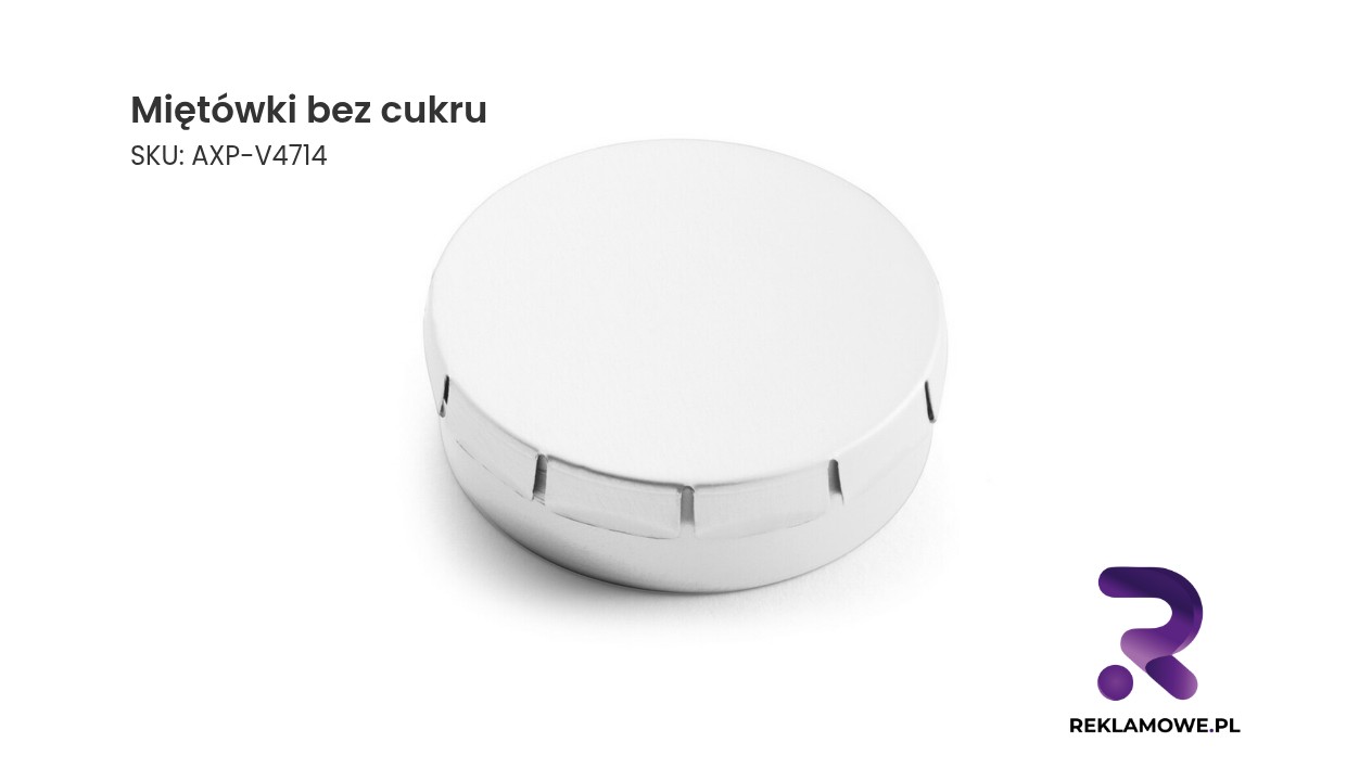 Miętówki bez cukru Miętówki bez cukru w przezroczystym opakowaniu